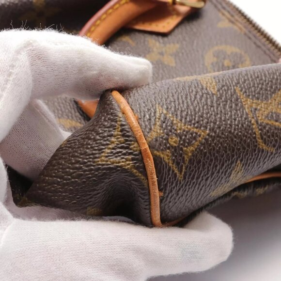 LOUIS VUITTON Mini Speedy Monogram Handbag canvas leather Used Women LV - Picture 2 of 10